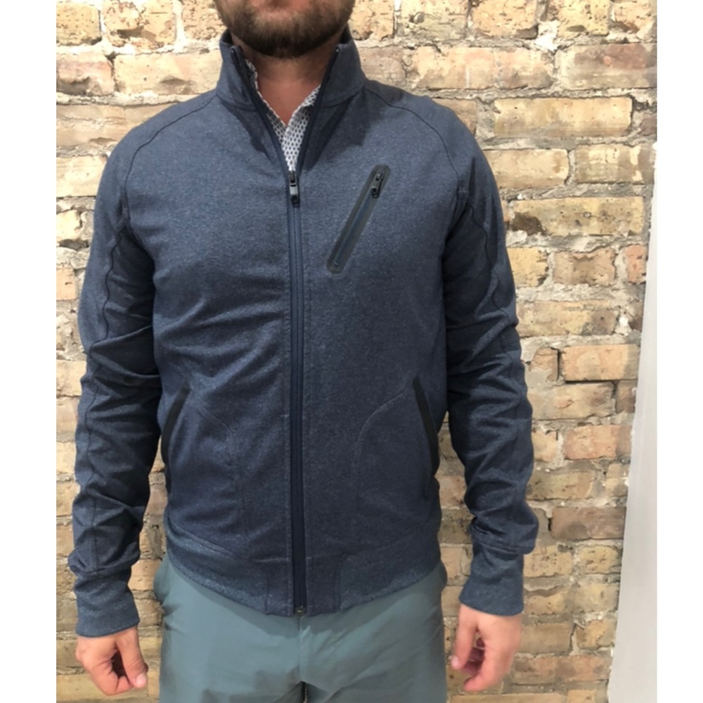 Lululemon men’s zip up blue jacket
